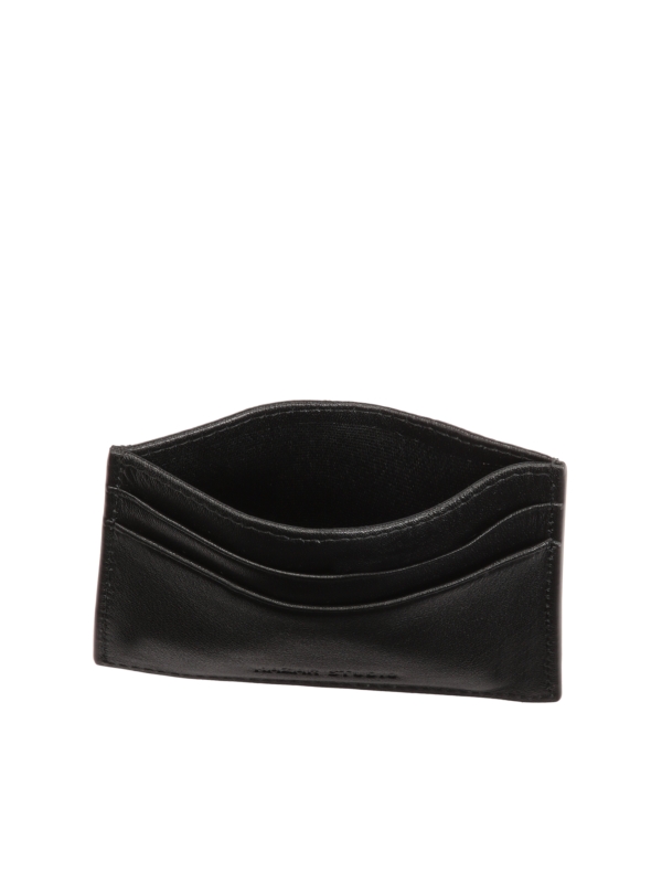 Leather card case with KAZAR STUDIO logo ZAAHUR