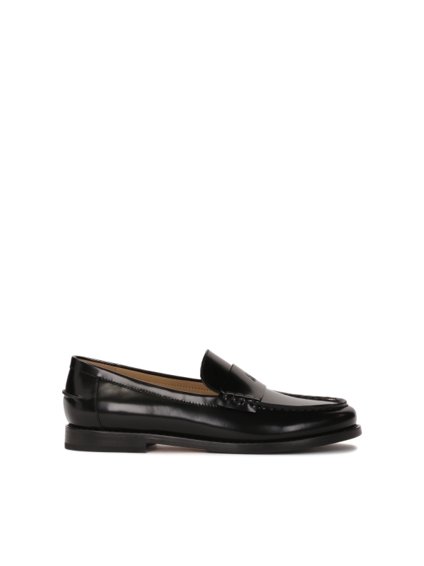 Black versatile slip-on loafers KS BRUNA