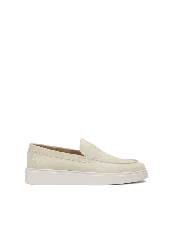 Beige suede slip-on sneakers KS ETIENNE