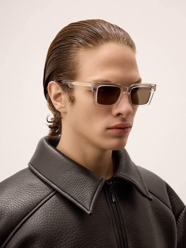 Transparent men's glasses with anti-reflective coating  KYNLEE