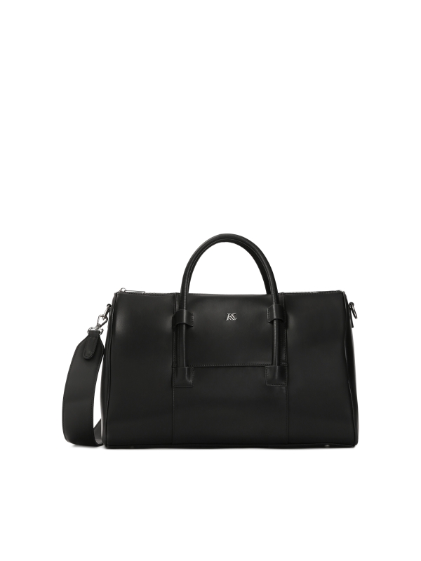 Black hand and shoulder travel bag KS DELLA
