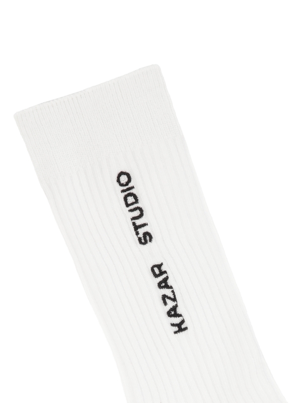 Ribbed white socks  KS LUCIENNE