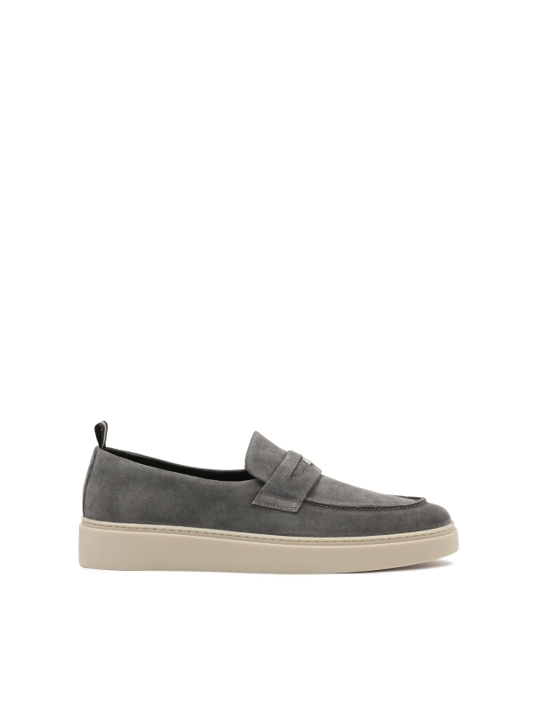 Suede sneakers with slip-on upper KS ETIENNE